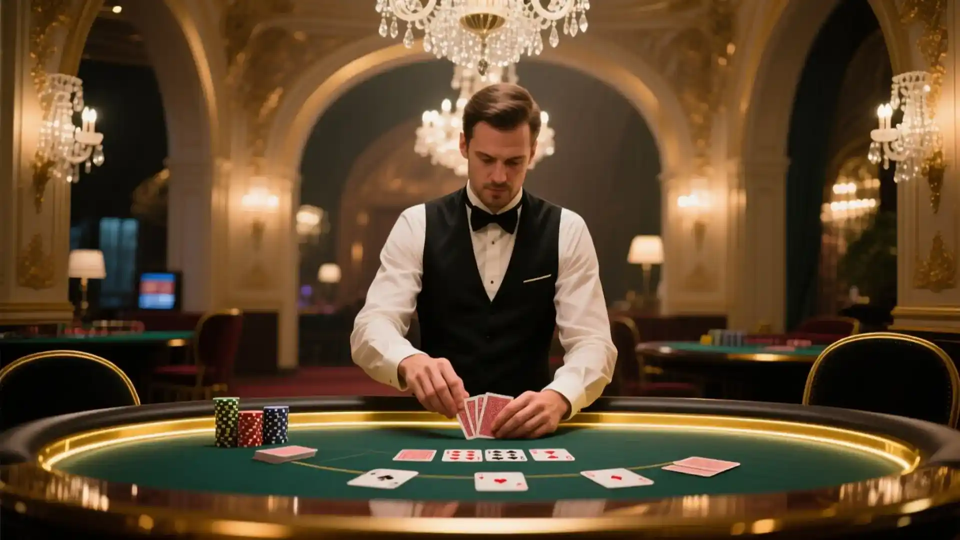 Profesionální casino dealer