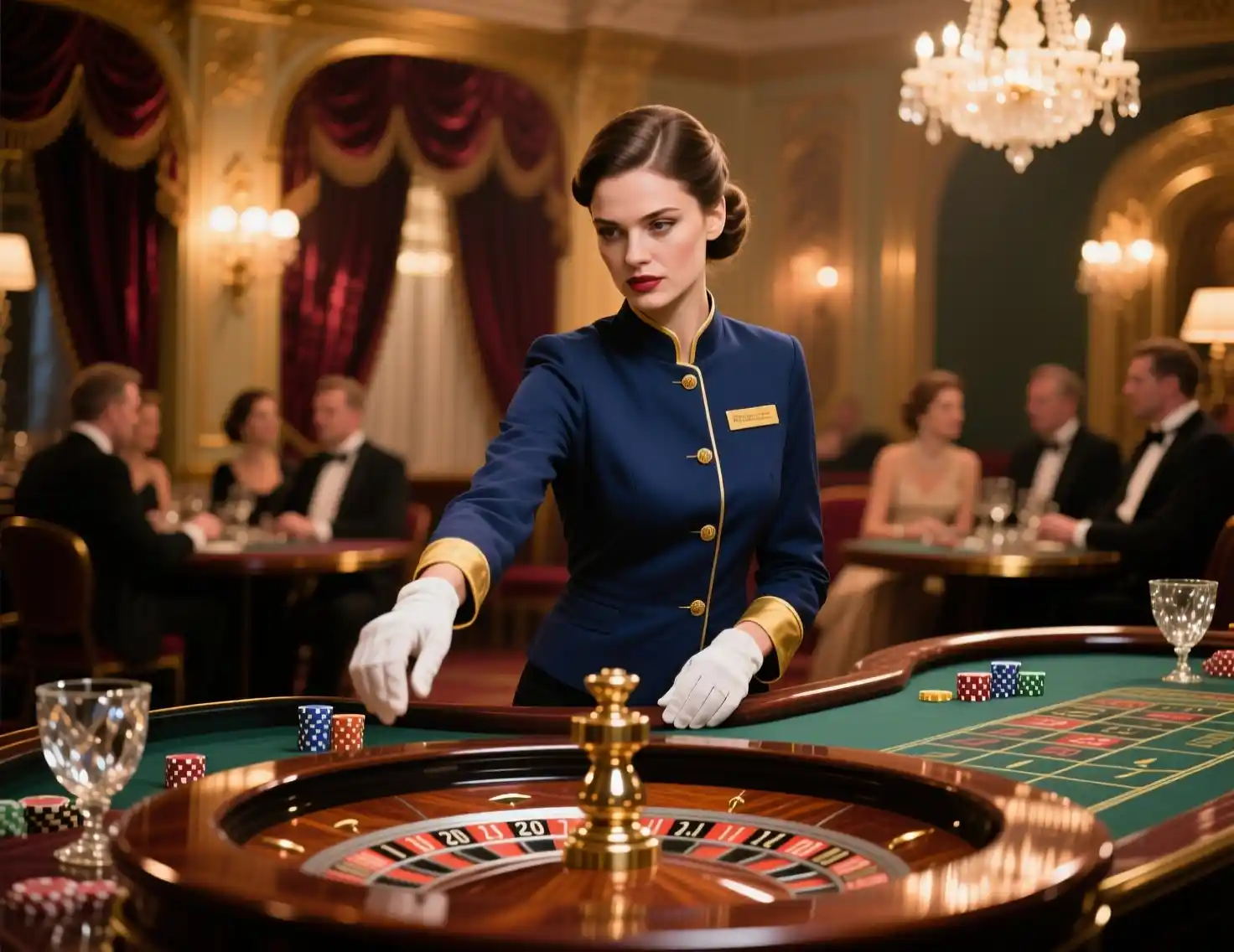 Živá ruleta s profesionální krupiérkou